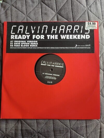 Calvin Harris 'Ready for the Weekend' 12" vinyl record (black) (2009)