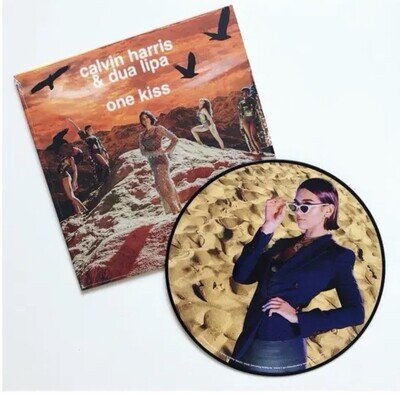 Calvin Harris Dua Lipa One Kiss 12" Picture Disc Vinyl Single New Sealed 2018