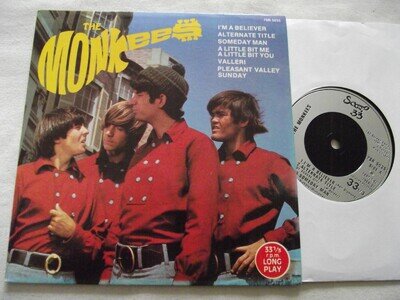 THE MONKEES ~ THE MONKEES ** 6-Track UK SCOOP 33 7" EP