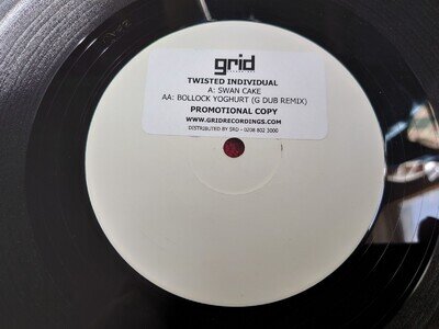 TWISTED INDIVIDUAL - Swan Cake 2006 12" Single VG+ white label DnB