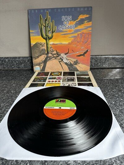 VINYL LP THE NEW CACTUS BAND SON OF CACTUS 1973 UK 1ST PRESS K40488 EX/VG+