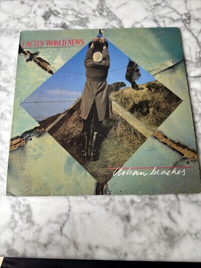 Cactus World News - Urban Beaches - 12" Vinyl LP, Inner-MCG6005 1st UK -1986 Ex