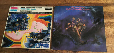 The Moody Blues - Days of Future Passed + On the Threshold... 2 x Vinyl LPs. VG+