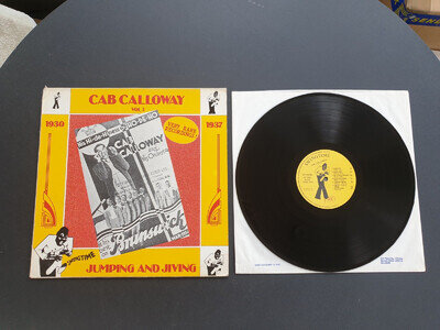 CAB CALLOWAY - JUMPING AND JIVING VOL.1 1985 12" VINYL RECORD LP EX
