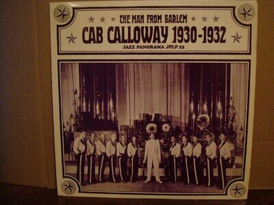 CAB CALLOWAY, THE MAN FROM HARLEM, JAZZ PANORAMA RECORDS MINT-