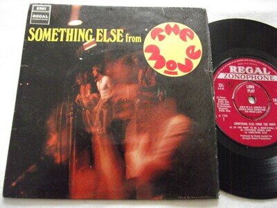 THE MOVE ~ SOMETHING ELSE FROM THE MOVE ** 1968 UK REGAL ZONOPHONE 7" EP