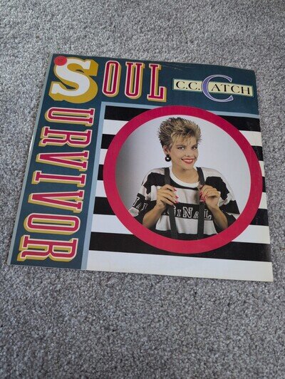 C.C. CATCH - SOUL SURVIVOR / MIDNIGHT GAMBLER - 1987 12" PROMO HANSA