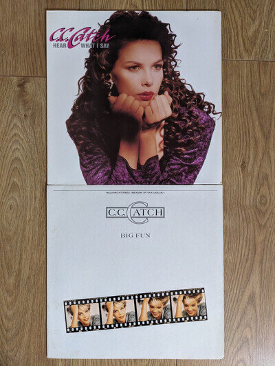 C.C. Catch - Hear What I Say plus Big Fun vinyl LPs bundle