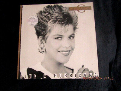 C.C.CATCH LIKE A HURRICANE 12" VINYL LP HANSA IN VGC+ 9 TRACKS PLAYED & TESTED