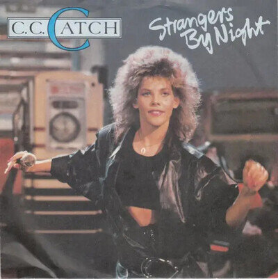 C.C. Catch Strangers By Night Vinyl Single 7Inch NEAR MINT Hansa