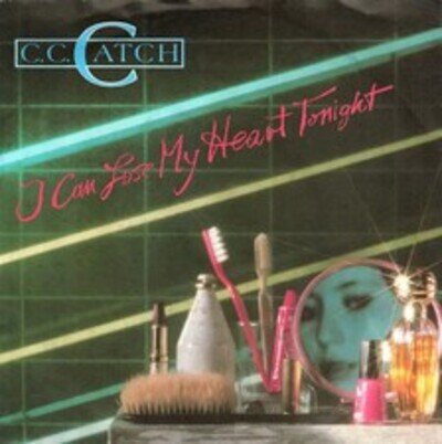 C.C. Catch I Can Lose My Heart Tonight Vinyl Single 7-Inch 45 RPM Hansa EX