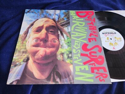 BUTTHOLE SURFERS- HAIRWAY TO STEVEN-1988 UK BLAST FIRST BFFP 29 Dmm MASTER-Ex/Ex