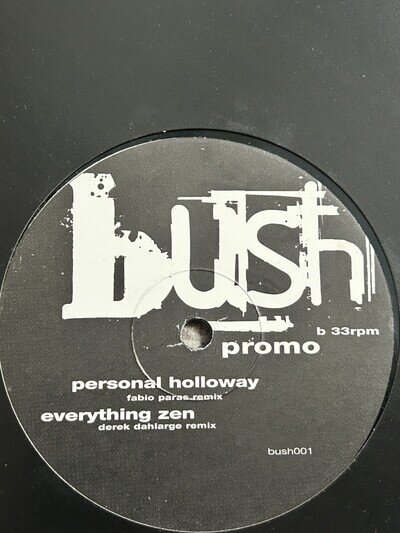 Bush - Personal Holloway (12") 1997 UK (VG) Promo vinyl - Black Sleeve Rossdale