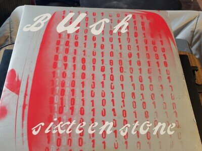 Bush Sixteen Stone CLEAR VINYL 2 Album Set VG Condition RARE FIND