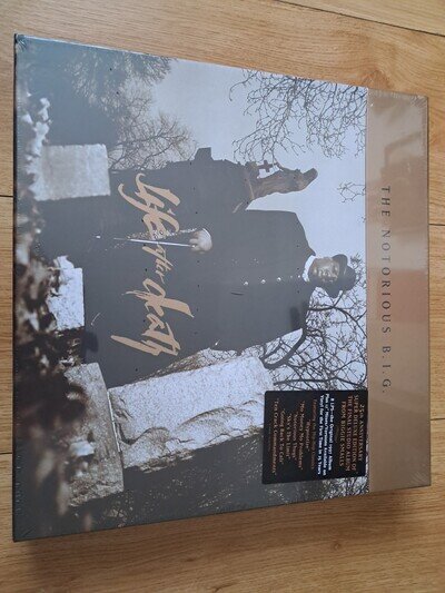 THE NOTORIOUS B.I.G LIFE AFTER DEATH SUPER DELUXE 3LP 5 12" SET BRAND NEW SEALED