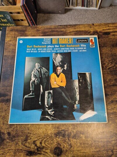 Burt Bacharach - Hit Maker! - London - SHR8233 - Stereo - UK - 1965 - VG - VG