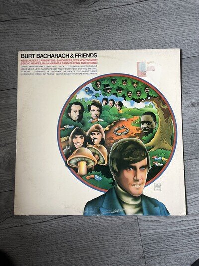 Burt Bacharach "Burt Bacharach & Friends" Vinyl Album Sp 19007 NM/EX/VG (B1)