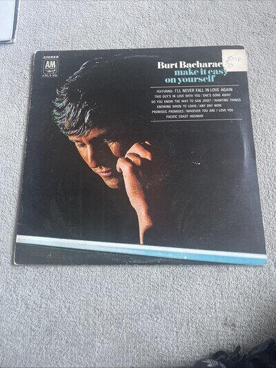 BURT BACHARACH - Make It Easy On Yourself - 1969 UK A&M 11-track vinyl LP