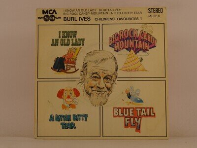 BURL IVES CHILDREN'S FAVOURITES 1 (134) 4 Track 7" Single including Picture Slee