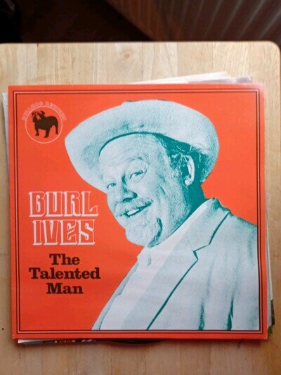 Burl Ives The Talented Man 12"Vinyl LP Record Issued 1978 EX EX