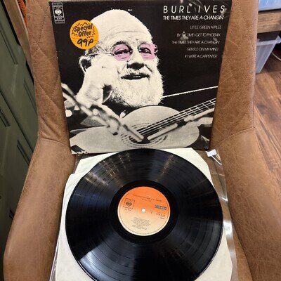 Burl Ives - The Times They Are A-Changin - Ex Vinyl LP Record CBS Embassy 31717