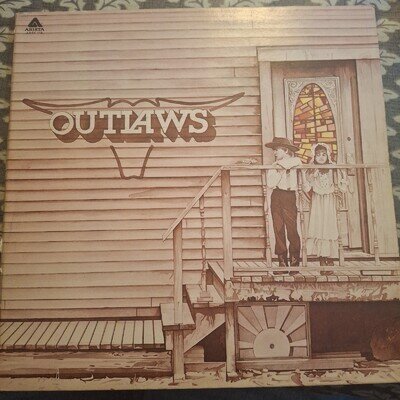 THE OUTLAWS "OUTLAWS" VINYL LP 1975 VG+