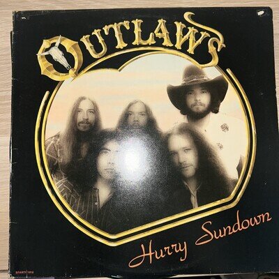 The Outlaws - Hurry Sundown - 12" Vinyl LP - SPARTY 1010 - VG+/VG+A1B1