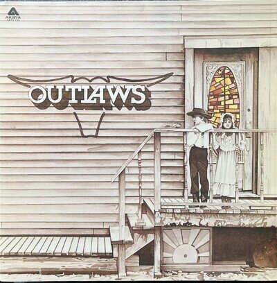 The Outlaws 1975 Uk Arista Vinyl LP Arty 115 Ex / Ex