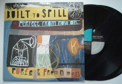 BUILT TO SPILL Perfect From Now On EX UP '97 original vinyl 2LP mis-print