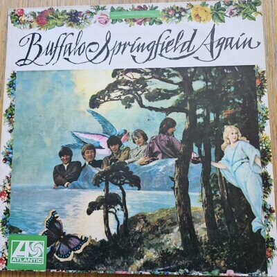 Buffalo Springfield Again LP 1971 UK Atlantic EX+ Vinyl VG+ Sleeve Neil Young