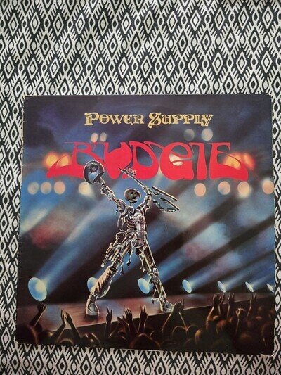 Budgie Power supply 1980 Active Records ACTLP A1 B1 Fisrt Pressing