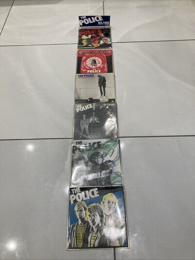 The Police Six Pack Limited Edition 7” Vinyls Unplayed And Mint