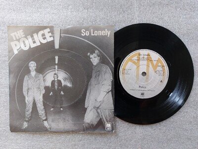 THE POLICE : SO LONELY 7" SINGLE**1978 VG CONDITION A2/B2
