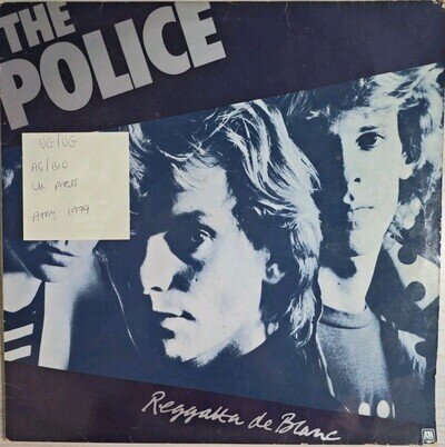 The Police Reggatta De Blanc Vinyl Record VG/VG AMLH 64792 1979