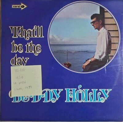 Buddy Holly That'll Be The Day Vinyl Record VG/VG CP24 1970