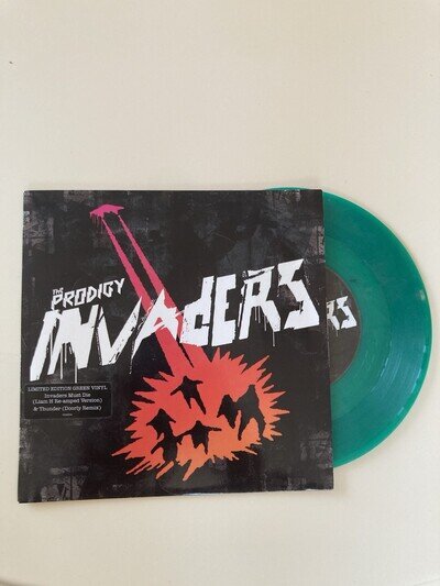 Invaders Must Die The Prodigy Limited Edition Green Album 7’’