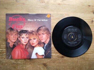 Bucks Fizz Piece of The Action Excellent 7" Single Vinyl Record RCA88