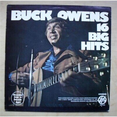 BUCK OWENS 16 BIG HITS LP 1970'S COMPILATION USA