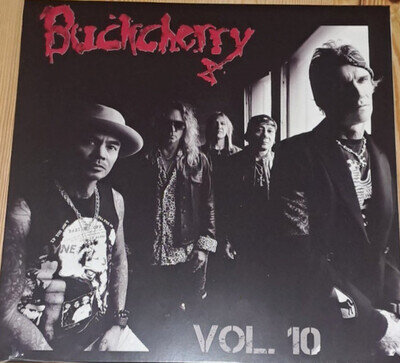 Buckcherry "Vol. 10" Red w/ White Splatter Vinyl, Credit Card Shaped USB
