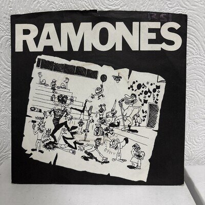 RAMONES Do You Wanna Dance? (1978) UK 7" Vinyl Sire 6078 615 VG