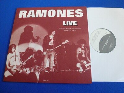 THE RAMONES-LIVE AT THE OLD WALDORF,SAN FRANCISCO JANUARY 31,1978 LP PUNK