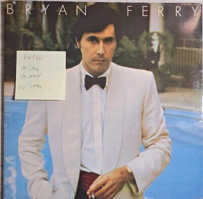 Bryan Ferry Another Time Another Place Vinyl Record EX/VG 2302 047 1974