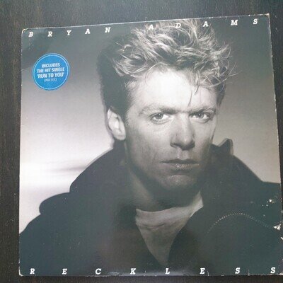 Bryan Adams Reckless Bilbo Reissue LP Album Vinyl Record AMA 5013 - VG+/VG+