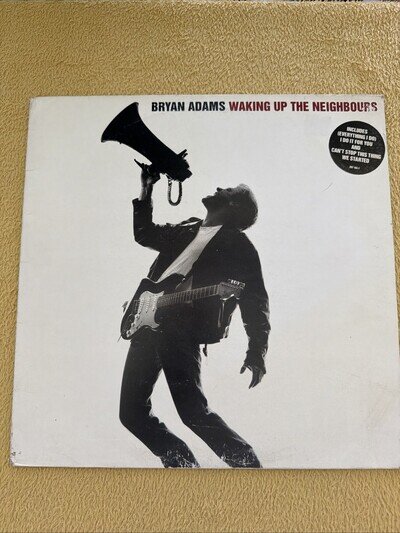 Bryan Adams Waking Up The Neighbours Double Vinyl LP Album