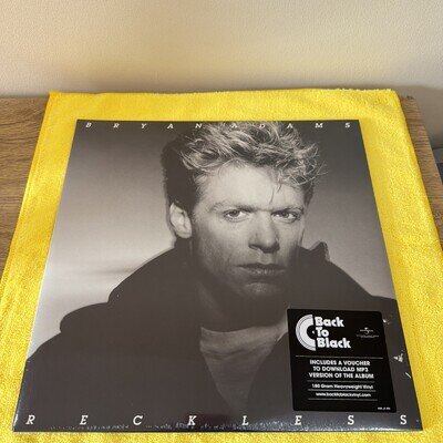 Bryan Adams : Reckless 180g Vinyl Album 2 discs brand-new and sealed