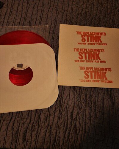 The Replacements STINK red vinyl lp record boot rare unplayed
