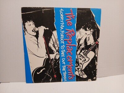 The Replacements- Sorry Ma Forgot To Take Out The Trash. Red Vinyl LP. Late 80s