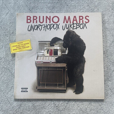 Bruno Mars Unorthodox Jukebox 2013 Atlantic 12" Black Vinyl LP 33 RPM