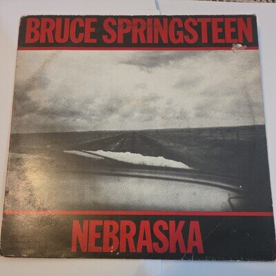 Exc /G+ Bruce Springsteen, Nebraska vinyl LP, 1982