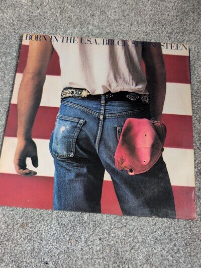 BRUCE SPRINGSTEEN Original Vinyl Album BORN IN THE U.S.A. 1984 CBS 86304
